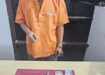 Polsek Kampar Tangkap Pengedar Narkoba Di Desa Sungai Jalau 
