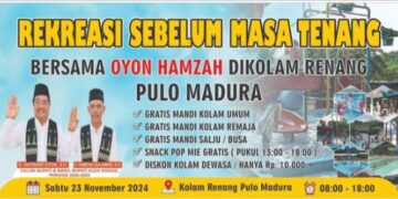 Jelang Masa Tenang Pilkada 2024, Kolam Renang Dan Wahana Pulo Madura Gratiskan Pungutan Biaya