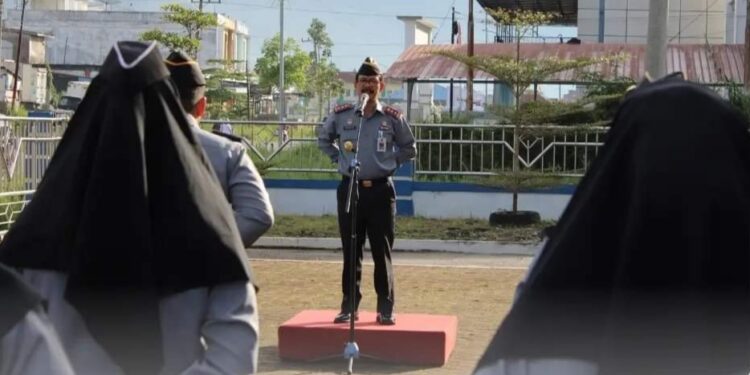 Kakanwil Kemenkumham Aceh Meurah Budiman Pimpin Apel Pagi Di Kantor Imigrasi Takengon