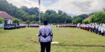 Sekolah dalam Wilayah 3T di kecamatan Linge memperingati HUT HGN dan PGRI yang ke 79 Tahun 2024