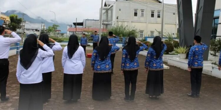 Kantor Imigrasi Takengon Gelar Upacara Memperingati HUT KORPRI Ke 53