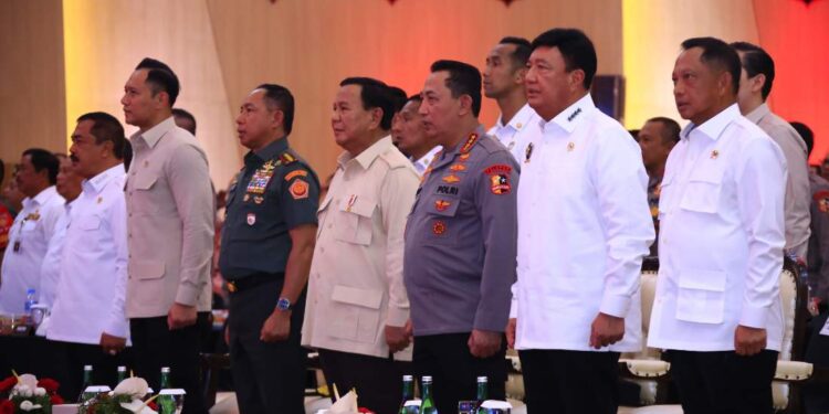 Kapolda Sumsel Beserta Jajaran Mengikuti Kegiatan Mengikuti Apel Kepala Satuan Wilayah (Kasatwil)