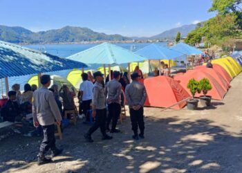 Berikan Rasa Aman Jelang Nataru, Polres Aceh Tengah Patroli Dan Pengaturan Di Lokasi Wisata