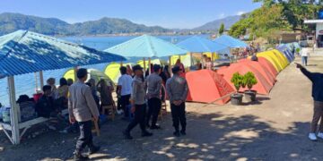 Berikan Rasa Aman Jelang Nataru, Polres Aceh Tengah Patroli Dan Pengaturan Di Lokasi Wisata