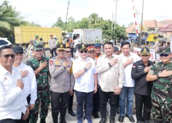 Kapolda Sumsel Andi Rian Bersama Pangdam Serta Pj. Gubernur Melakukan Kunker Ke Muara Enim Dan Lahat