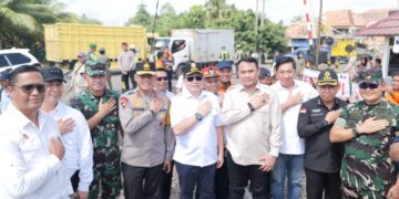Kapolda Sumsel Andi Rian Bersama Pangdam Serta Pj. Gubernur Melakukan Kunker Ke Muara Enim Dan Lahat