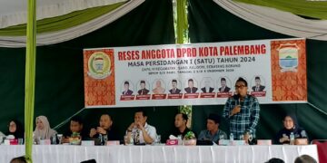 Harya Pratystha Hadir Reses Anggota DPRD Kota Palembang, Masa Persidangan 1 Dapil IV Kecamatan Kalidoni 