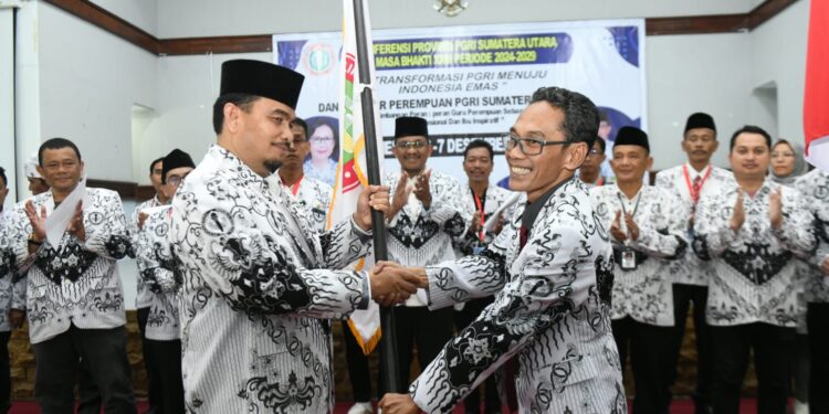 Saiful Abdi Terpilih Menjadi Ketua Umum PGRI Sumut, Siap Tingkatkan Kompetensi Guru