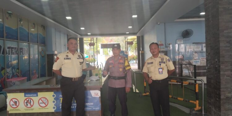 Pastikan Keamanan, Polsek Rambutan Monitoring Taman Hiburan Jelang Nataru 2025