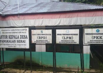 Diduga Anggaran Ketahanan Pangan Desa Pangkalan Serai Habis Ditelan Kades