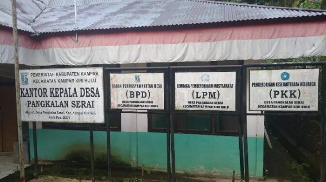 Diduga Anggaran Ketahanan Pangan Desa Pangkalan Serai Habis Ditelan Kades