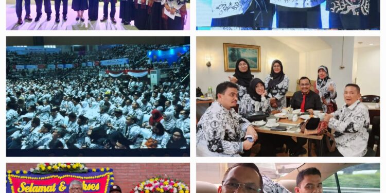 Pengurus PGRI Sumut Hadiri Puncak Peringatan HUT ke-79 PGRI dan HGN 2024