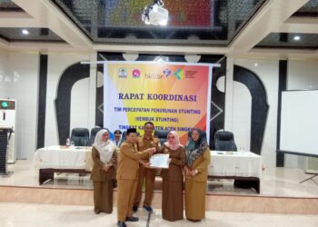 Rapat Koordinasi Penurunan Stunting Di Aceh Singkil, Sekda: Kolaborasi Kunci Sukses
