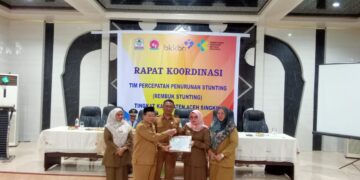 Rapat Koordinasi Penurunan Stunting Di Aceh Singkil, Sekda: Kolaborasi Kunci Sukses