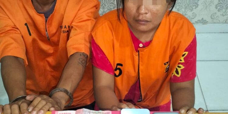 Polres Siak Amankan Dua Orang Terkait Penyalahgunaan Narkotika Jenis Sabu