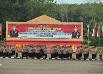 Kapolda Sumsel Lantik 457 Siswa Diktukba Polri Gelombang II T.A 2024 Di SPN Polda