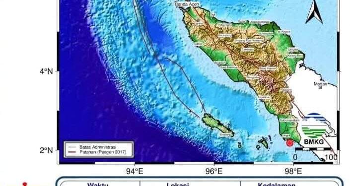 Gempa 3.4 SR Guncang Aceh Singkil, Warga Tetap Tenang