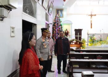 Pastikan Siap Amankan Ibadah Natal, Kapolres Cek Dua Gereja Di Aceh Tengah