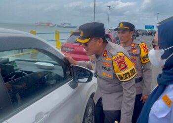 Cegah Risiko Di Hari Natal, Kapolres Banyuasin Monitoring Di Pelabuhan Tanjung Api-Api