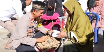 20 Warga Pepayungen Angkup Ucap Syukur Terima Sembako Jumat Barokah Polres Aceh Tengah