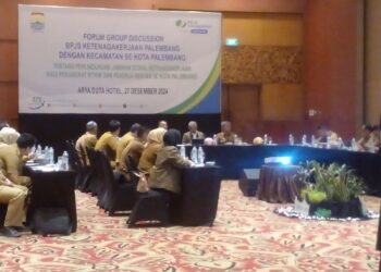 FGD BPJS Ketenagakerjaan Palembang Dengan Kecamatan Se Kota Palembang 