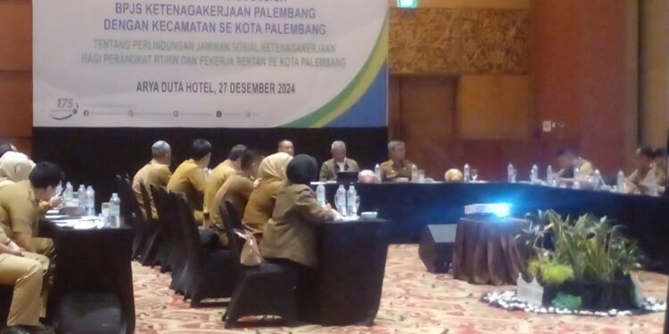 FGD BPJS Ketenagakerjaan Palembang Dengan Kecamatan Se Kota Palembang 