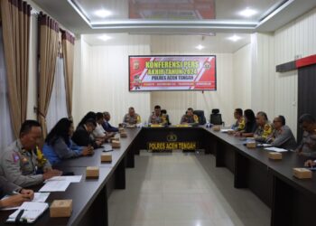 Polres Aceh Tengah Melaksanakan Konferensi Pers Selama Tahun 2024