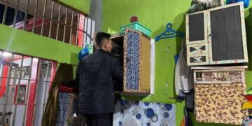 Pastikan Zero Halinar, Rutan Takengon Kembali Gelar Razia Blok Hunian WBP