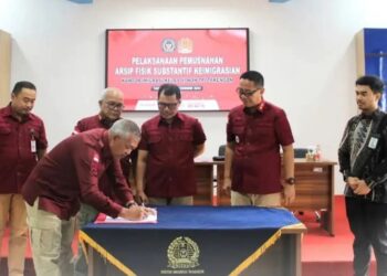 Kantor Imigrasi Takengon melaksanakan Kegiatan Pemusnahan Arsip