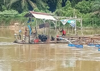 Kegiatan Tambang Galian C Diduga ilegal,  Beroperasi Di Desa Teratak Buluh Kecamatan Siak Hulu