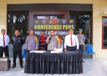 Polres Aceh Tamiang Berhasil Amankan Kokain Seberat Dua Kilogram