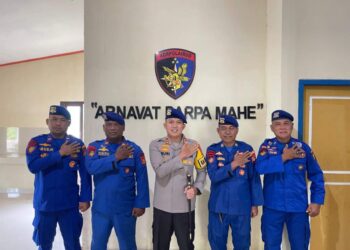 Kapolres Ruri Prastowo Cek Kesiapsiagaan Personil Satpolairud Polres Banyuasin