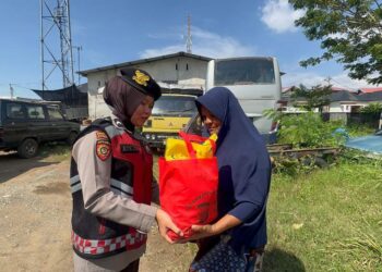 Ditsamapta Polda Aceh Kembali Gelar Jum’at Berkah