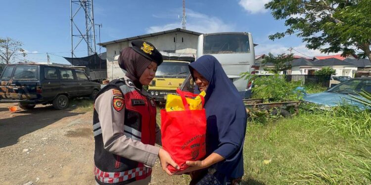 Ditsamapta Polda Aceh Kembali Gelar Jum’at Berkah