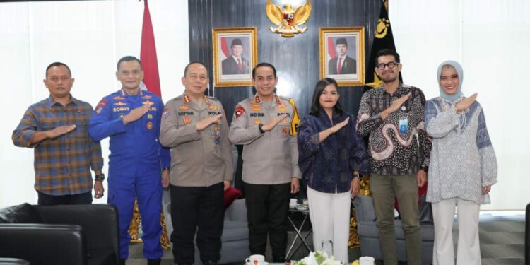 Kapolda Sumsel Terima Audiensi Dan Silaturahmi Dari PT. Garuda Indonesia