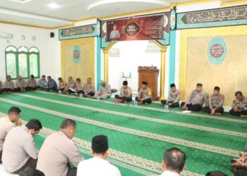 Polres Banyuasin Peringati Isra Mi’raj Nabi Muhammad SAW Tahun 1446 H/ 2025 M