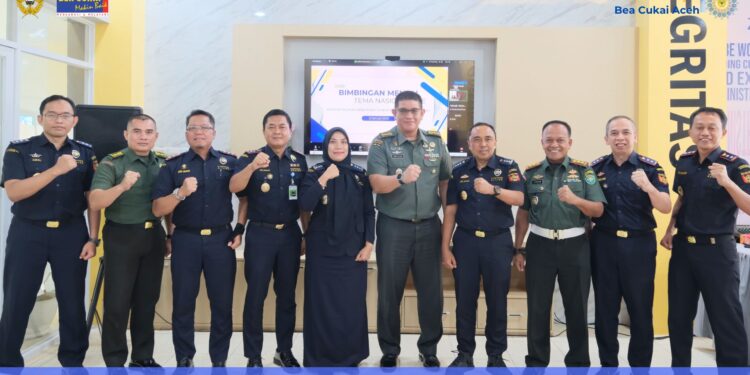 Tindak Lanjut PKS Bersama TNI AD, Kanwil DJBC Aceh dan Kodam IM Perkuat Sinergi Bangun Negeri 