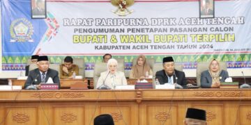 DPRK Aceh Tengah Gelar Rapat Paripurna Tentang Penetapan Hasil Pilkada 2024
