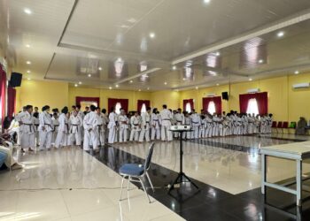 Inkanas Kampar Gelar UKT Kyu, 136 Karateka Ikuti Ujian Kenaikan Tingkat