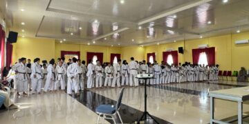 Inkanas Kampar Gelar UKT Kyu, 136 Karateka Ikuti Ujian Kenaikan Tingkat