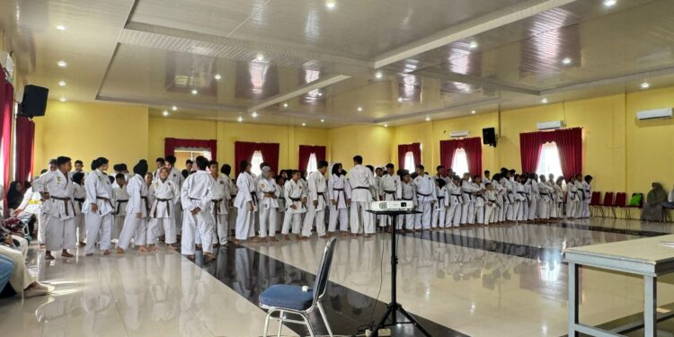Inkanas Kampar Gelar UKT Kyu, 136 Karateka Ikuti Ujian Kenaikan Tingkat