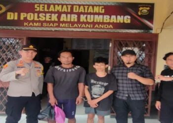 Polsek Air Kumbang Ringkus Dua Pelaku Pengedar Narkotika Jenis Sabu