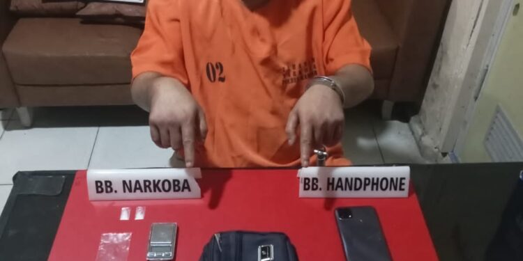 Polres Kampar Ungkap Kasus Peredaran Narkotika Jenis Shabu Di Pantai Raja