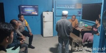 Bhabinkamtibmas Dan Satpol PP Tambang Gerebek Warung Remang-Remang Di Sungai Pinang
