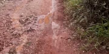 Butuh Perhatian Khusus, Jalan Desa Ludai Menuju Desa Muara Selaya Kampar Rusak Parah