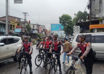 Melalui Patroli Sepeda, Polres Aceh Tengah Hadir Berikan Rasa Aman Pada Masyarakat