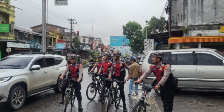 Melalui Patroli Sepeda, Polres Aceh Tengah Hadir Berikan Rasa Aman Pada Masyarakat