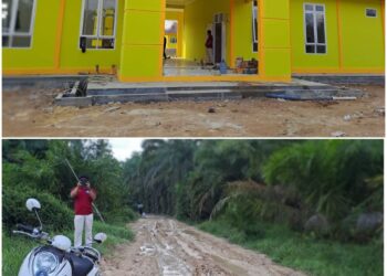 Memprihatinkan, Jalan Menuju SMAN 4 Siak Hulu Rusak Parah Dan Butuh Perhatian Pemerintah