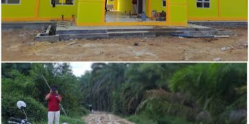 Memprihatinkan, Jalan Menuju SMAN 4 Siak Hulu Rusak Parah Dan Butuh Perhatian Pemerintah