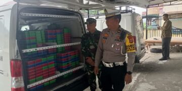 Pastikan Aman Dan Lancar, Satlantas Polres Aceh Tengah Kawal 2948 Paket MBG Ke Sekolah
